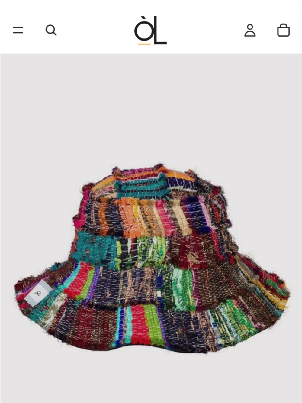 Ok New York. Colorful Patchwork Bucket Hat